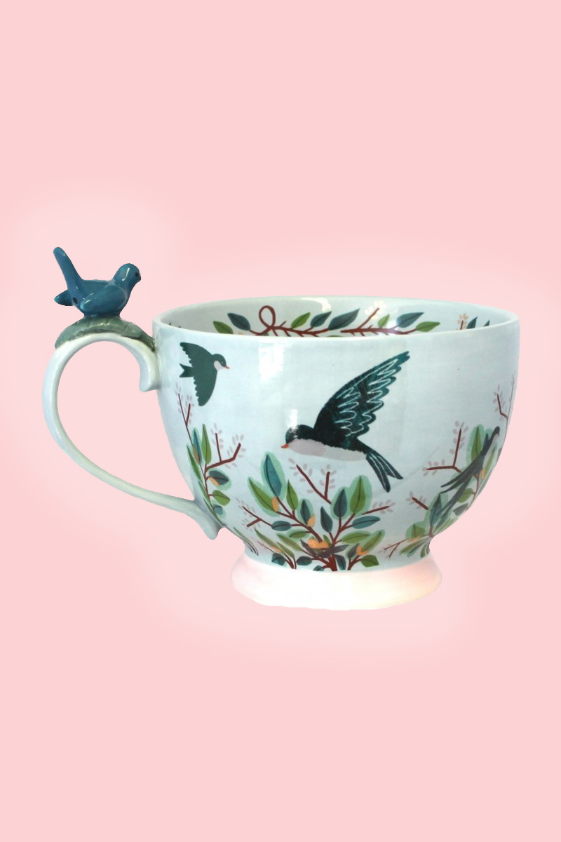 Secret Garden Bird Teacup Disaster Designs 2