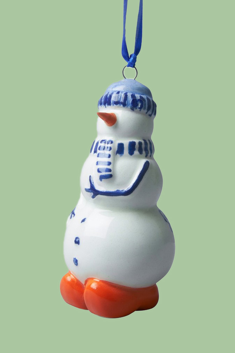 sneeuwpop kerstbal