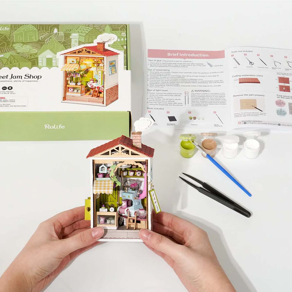 Bouwpakket Miniature House Kit Sweet Jam Shop 1