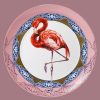 wandbord mandala flamingo