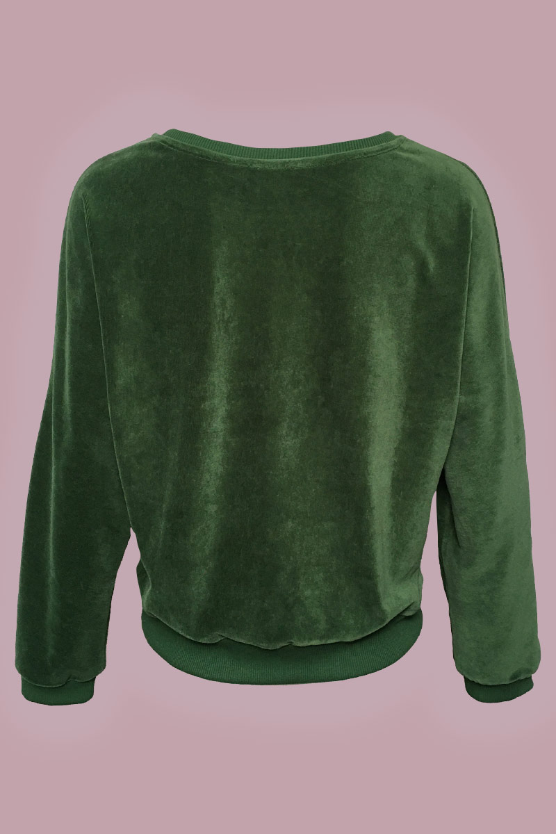 Sweater Lima Corduroy Green Froy Dind 1