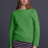 sweater ribbed design round neck nitce things