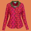 Blouse Fiesta Red Lalamour 1