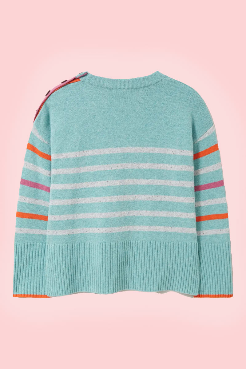 Sweater Heart And Stripe White Stuff 5