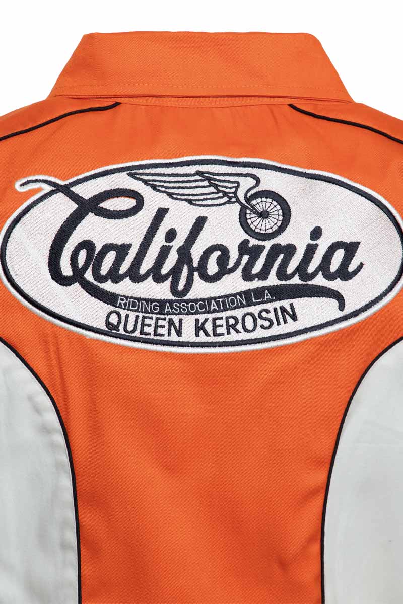 queen kerosin jacket orange california det