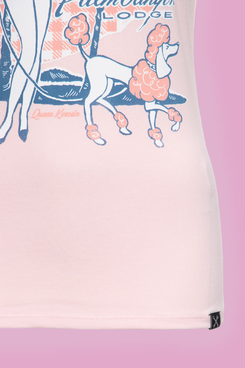 T shirt Chi Chi Beach Poodle Pink Queen Kerosin 3