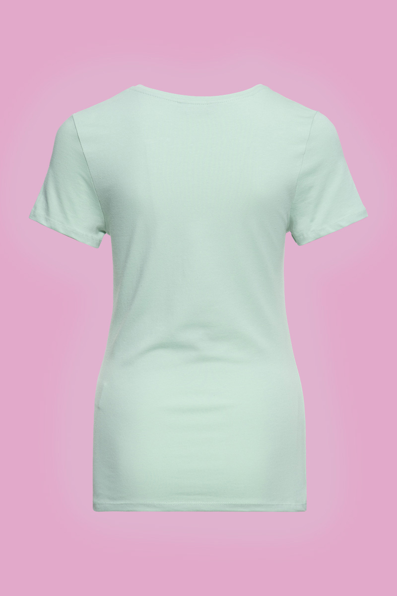 T-shirt Vintage Contrast Deep In The Texas Mint - Queen Kerosin - Afbeelding 4