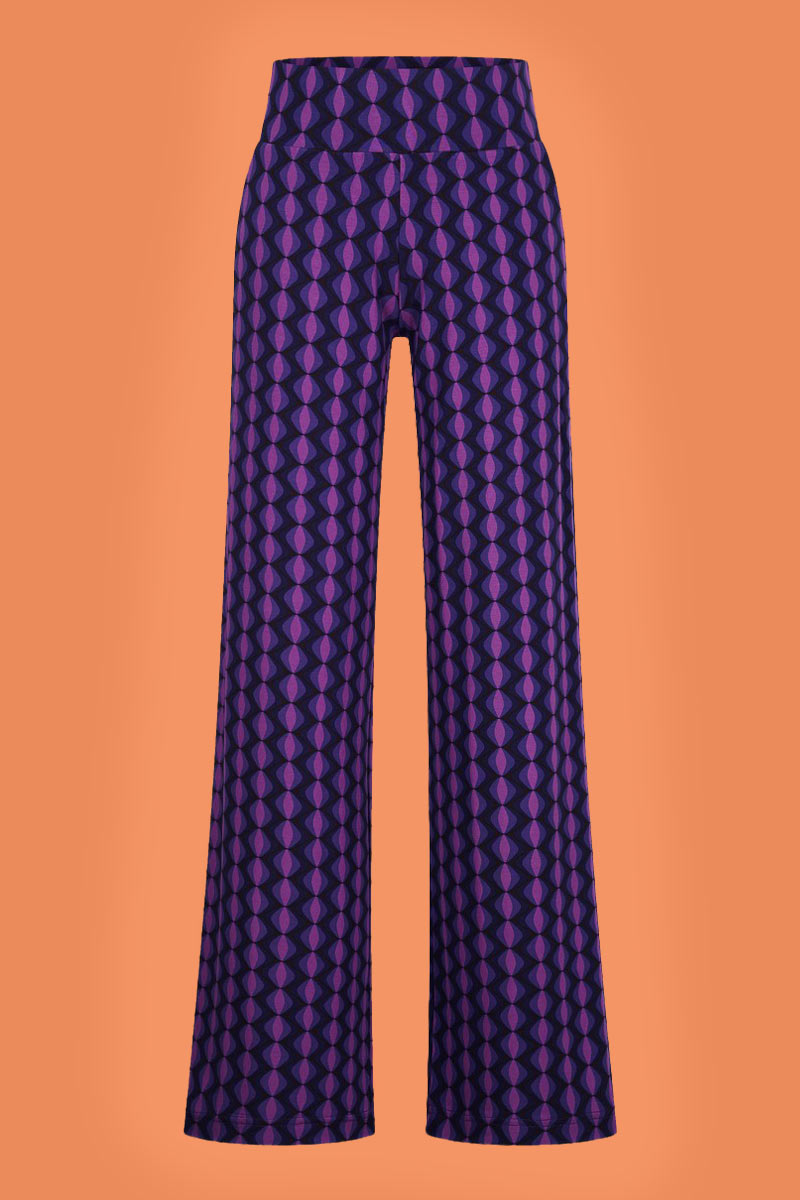 Pants Geo Mod Purple Tante Betsy