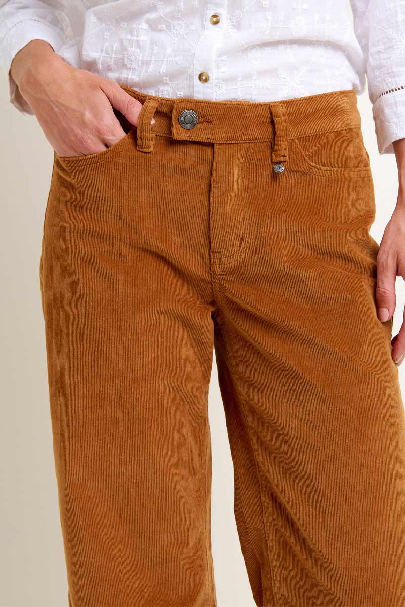 Wide Leg Trouser Orange Brakeburn 3
