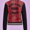 College Sweat Jacket Leo Rockn Roll Red Queen Kerosin 1