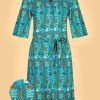 Dress Buttons Tulsa Short Seahorse Turkisch Tile Bakery Ladies