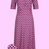 Dress Auntie Midi Papyrus Purple Tante Betsy