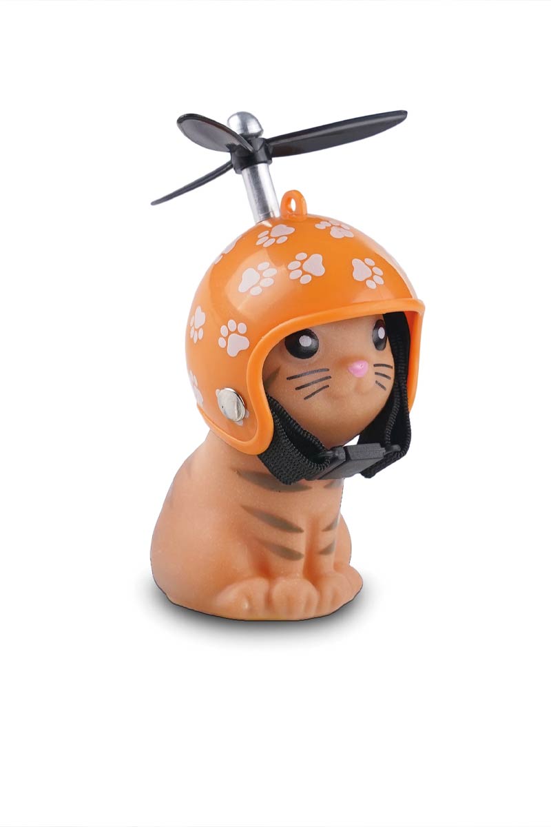 Bike Kitty met Helmpje - Fiets Plezier