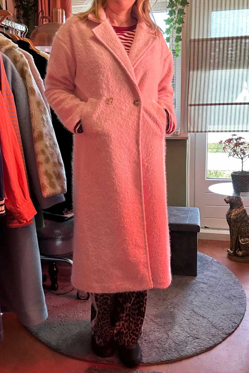 Lange Jas Pink